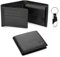 wilbest® Portafogli da uomo Pelle neri, RFID, Nero , A