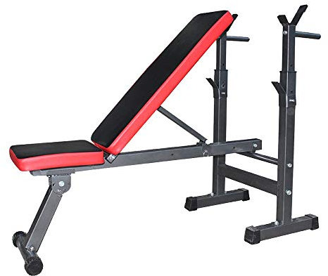 ZXQZ Trainingsbank Flachbank, Multifunktions-Hantelbank Hantelbankdrücken Rack-Gewerbe Flachbank Vogel Bank Bauch Platte Folding Chair Fitness hantelbank klappbar