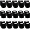BQTQ 30 Rotoli Bendaggio Autoadesivo Benda Elastica Autoadesiva Bendaggio Coesivo Benda Elastica Nastro Bendaggio Sportivo Coesiva per Mani Piedi Ginocchia (Nero, 5 cm x 4,5 m)