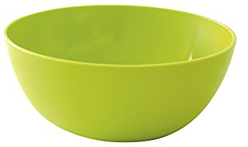 Denox - 1 Cuenco mediano, adecuada ensaladas o expositor, color verde