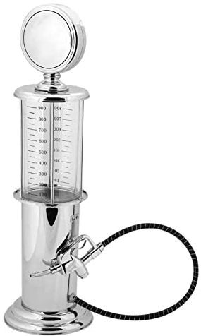 Joyzan Máquina de Cerveza Una Sola Pistola, Bomba Pistola Dispensador Licor Forma Gasolinera Accesorios Bar Casa Club Cocina Casera Bebidas Limpiar Jugo Torre Fáci Estilo Retro Hogar Camareros Fiesta