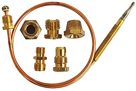 MENSI 36 Poêle à gaz Universal Thermocouple Cheminée Kit de Remplacement Adapters Convient aux Feux de gaz/chaudières 5PCS