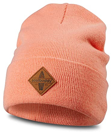 Soulbuddy Beanie Herren und Damen, stylische Wintermütze, Strickmütze Männer Frauen, Herrenmütze, Damenmütze, Skimütze, Fischermütze, One Size (54-62 cm)