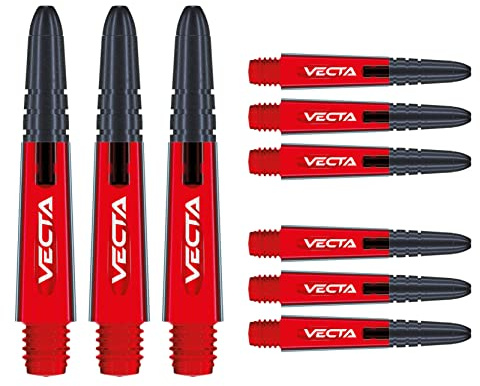 WINMAU Vecta Dartschäfte - 3 Sets pro Packung (insgesamt 9 Schäfte)