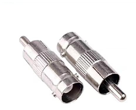 ACICS Accessoires de connecteur de câble de caméra de Surveillance BNC à Lotus AV RCA Adaptateur mâle Femelle Q9 tête vidéo (Color : BNC Female RCA Male, Size : 1 pcs)