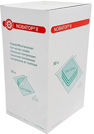 Noba Nobatop-steril 8 Vliesstoffkompressen à 3 (20 x 50 = 1000 Stück)
