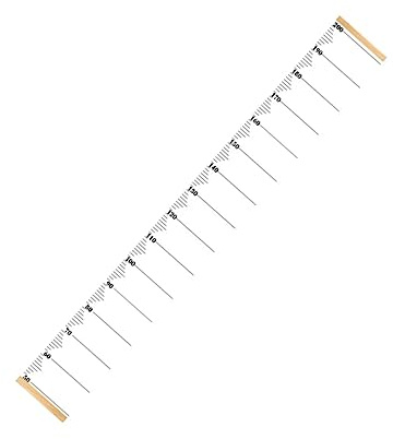 JOINPAYA Höhenwachstumsdiagramm Zum Aufhängen Höhenmesslineal Für Die Wand Wachstums-Wanddiagramm Als Wanddekoration Für Baby- Und Kleinkinderzimmer 47.24 in 1 Lineal