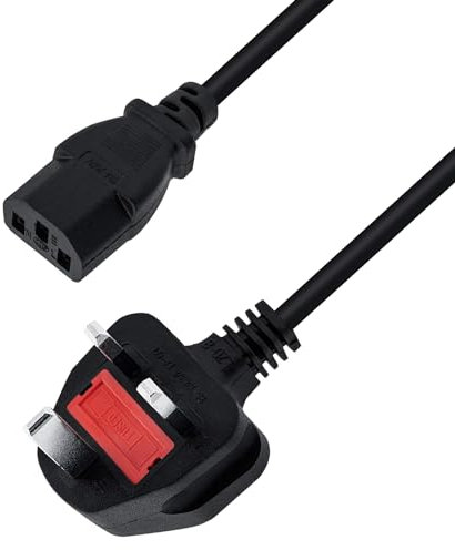 Xzrucst UK 4FT AC Power Cord Cable Plug Compatible with LG W2361V W2361VG PF LCD Monitor