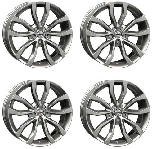 4x AUTEC Felgen Alufelgen UTECA 9.0x21 ET41 5x108 Titansilber kompatibel mit Volvo S60 XC90 XC60 XC40 V90 S90 XC70 C40 EX30 V60