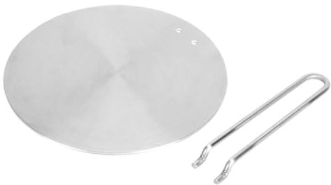 Alipis Induction Cooker Adapter Heat Diffuser Converter Plate for Kitchen Induction Disk Stainless Steel Cookware