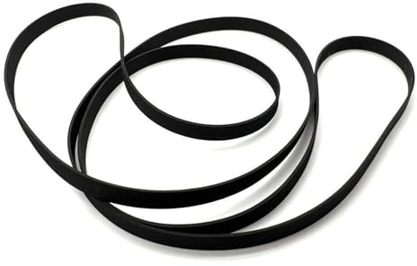 1 flacher Antriebsriemen mit einer Breite von 4 mm und einer Dicke von 0,6 mm für Plattenspieler, LP-Schallplattenspieler, Phonograph und Grammophon(Fold Length 165mm)