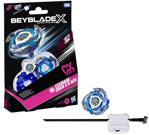 Hasbro Beyblade X Courage Dran S 6-60V CX Starter Pack, Kreisel und Starter