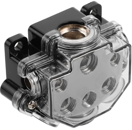 PartyKindom Enhanced Audio Splitter Box Ground Distribution Block Clean Wiring Easy Installation for Car Electronics