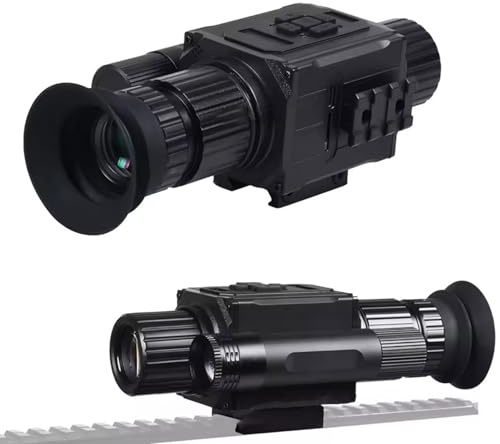 SUZLAZYR NK008 Day Night Vision Scope, Caméra monoculaire Numérique HD 1080p et lunette de pointage, Zoom Numérique 5X, Illuminateur IR 850 Intégré pour la Chasse