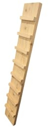 Ruhti Hühnerleiter, Kaninchen Leiter, Kleintier Holzrampe, Treppe, 50 bis 195 cm (100 cm)