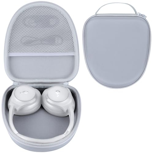RIYADAone Tasche für Soundcore by Anker Q20i/Q20+/Q30/Q35/Q45/Q20 Kopfhörer | Fallfest & stoßfest, Tragbare Etui, mit Netzbeutel Aufbewahrung, für Reisen, Over Ear Kopfhörer Hart Schutzhülle
