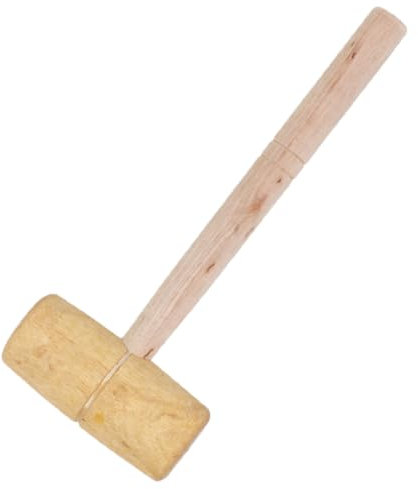 Homoyoyo Carpenters Hammer Woodworking Mallet Small Wooden Mallet for DIY Projects