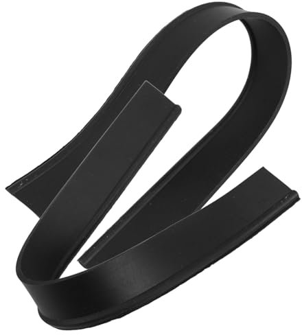 Alipis 2pcs Glass Wiper Strip Rubber Squeegee Replacement for Window Cleaning Squeegee Refill Rubber for Shower Window