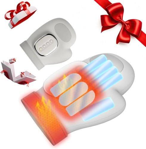 2026 NEW Hand Massager with Heat and Compression, Hand Massager with 3 Massages, 3 Temps (108°F ~ 121℉), 5 Strengths for Arthritis, Wrist & Carpal Tunnel Relief, Hand Massage, Gift for Women/Men