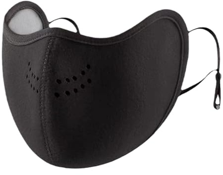 Buerfu Couvre-visage pour temps froid | Coupe-vent respirant thermique – Demi-masque de ski pour femme | Pour la randonnée, la pêche, le ski, le cyclisme, la chasse, l'escalade, le snowboard pour