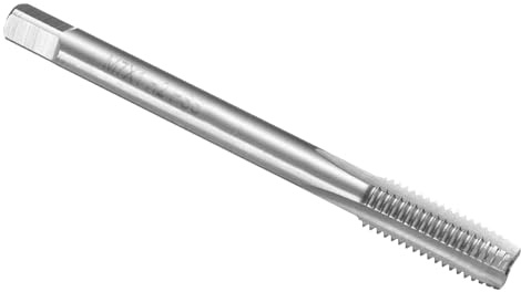 QUARKZMAN Metrisches Hand-Gewindebohrer M7 x 1, HSS6542(M2) Gewindeschneider, Linkshänder, Mittelschneider für Gusseisen, Kupfer, Kunststoff