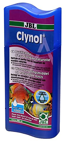 JBL Clynol 25191 Wasseraufbereiter zur Reinigung und Klärung für Süß- und Meerwasser Aquarien, 250 ml