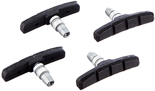 Point V-Brake Bremsschuhe, Schwarz, 2 Paar, 70 mm, Aluminium