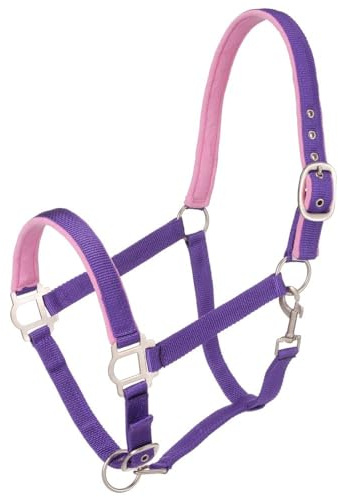 Tough 1 Gepolstertes Nylonhalfter mit Satin-Details