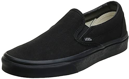 Vans U Classic Slip-ON Perf Leather - Zapatillas Unisex, Color Negro (Perf Leather Black/Black), Talla 38