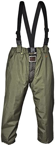 Hubertus Überziehose Beinlinge mit Hosenträger Dornenfest & Wasserdicht (M)