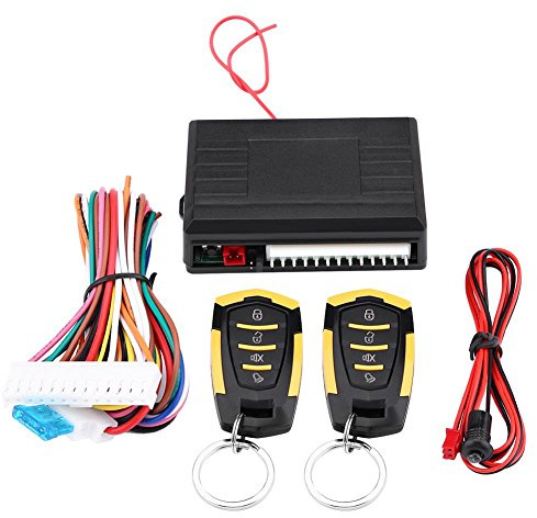 Qiilu Kit de Système de Verrouillage Télécommande Centralisé Système d'entrée Sans Clé porte de Voiture