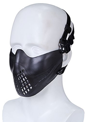 Military Hunting Shooting Paintball Schützendes Kopfbandsystem mit Zwei Mustern (bk)
