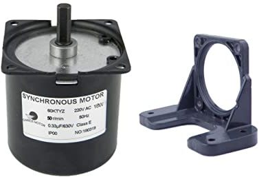 Synchron-Getriebemotor CHANCS 60KTYZ 220-240V 50r/min CW/CCW mit Haltewinkel Feste Basis