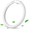 Aigostar - Tube fluorescent circulaire T9 de 32W, culot G10Q, Lumière blanche froide 6500k, 2100 lumens. IRC ≥ 80, équivalant à ampoule halogène de 131W, économie d’énergie. Diamètre de 30cm.