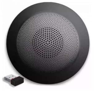 Project Telecom Wireless USB Bluetooth Speakerphone with Noise Cancelling Microphones – Portable Conference Speaker for PC Laptop Mobile Devices – Up to 6 Hours Talk Time