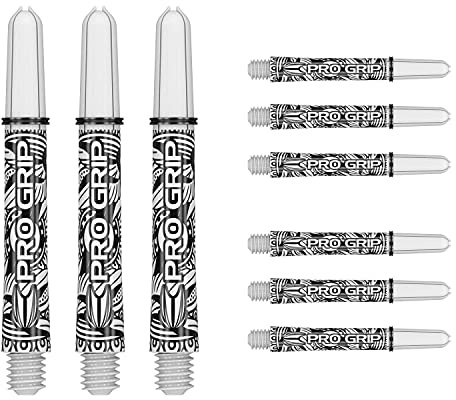 Target Darts 3 x Ink Design Weiß Zwischenzeitlich Weiß Pro Grip Dartschäfte -9 Insgesamt