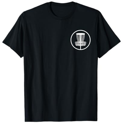 Disc Golf Shirts Herren Disc Golf Tee Basket Chest Logo T-Shirt