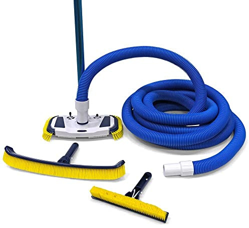 POOL Total Bodensauger-Set Premium, manuelles Poolsauger-Set, in Einer Zusammenstellung aus besonders hochwertigen Einzelkomponenten