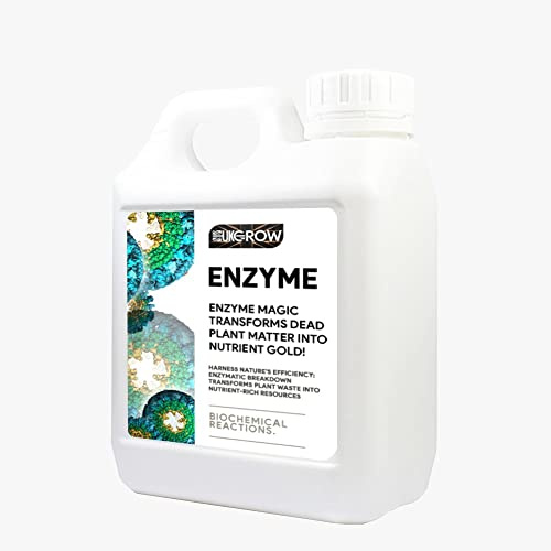 UK Grow - 1L Enzyme - Premium Hydroponic and Soil Nutrients - Maximize Plant Growth and Yield (1Ltr, Enzyme)