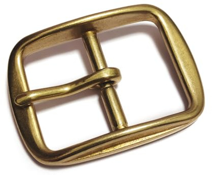 ALVYNG 38–40 mm robuste Gürtelschnalle aus massivem Messing für Männer und Frauen, B17, Einheitsgröße