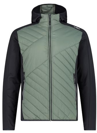 CMP MAN HYBRID JACKET FIX HOOD - 56