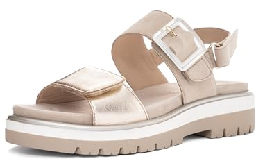 ARA Dam Malaga sandal, sand, 39 EU