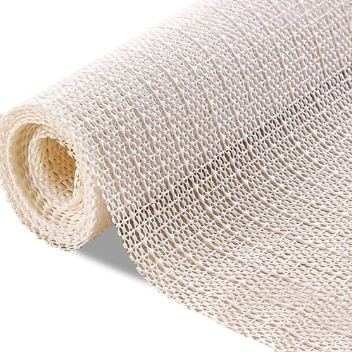 Yuragim Antirutschmatte für Teppich, 200x200cm rutschfeste Unterlage PVC Anti Rutsch Teppichunterlage rutschfest Teppichstopper, Antirutschunterlage für Teppich, Matratzen, Schubladen, Regal, Palette