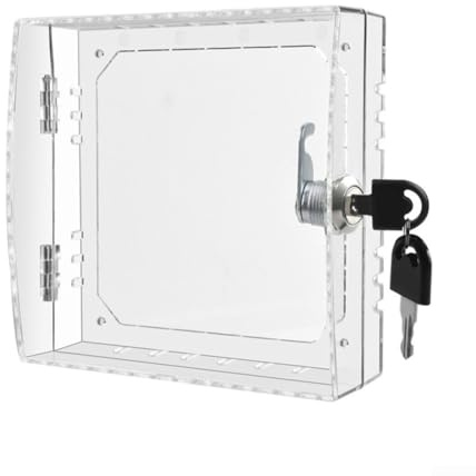 Tamper Proof Acrylic Thermostat Cover with Lock for Effective Management