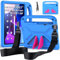 RollinCase Custodia per Lenovo Tab M10 Plus 3rd Gen 10,6 Pollici 2022 (TB128FU/TB125FU/TB128XU), Leggera Antiurto Cover per Bambini con Cavalletto e Spallacci, Blu