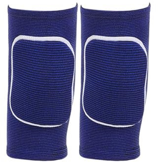 YXADGML Knee Sleeves 1Pair Sports Knee Pads for Men Women Knees Protective,Knee Braces for Dance Yoga Volleyball Football Running Cycling Tennis(Blue White,XS)