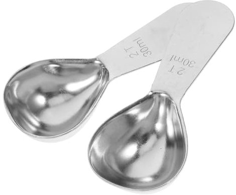 OUNONA 2 Cucchiai Dosatori Per Caffè Cucchiaino Da Tavola Cucchiaino Da Caffè Cucchiaino Per Caffè In Polvere Cucchiaino Per Bucato Cucchiaino Per Caffè Macinato Piccoli Cucchiai