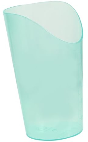 CLISPEED Gobelet Incassable à Embouchure Inclinée en Plastique Verre Découpe Nasale Tasse de Maternité pour Patients Handicapés et Convalescents