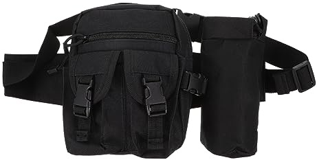 SKISUNO Banane Multifonction Pour Gourde Pochette De Transport Étanche Pour Bouteille Eau Pour Camping Randonnée Et Activités De Plein Air Camouflage