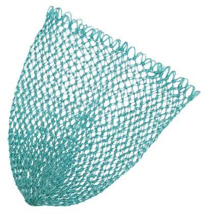 UKCOCO Filet de Remplacement Nylon pour Épuisette à Poisson Maille Large Filet Multi-Usage pour Eau Douce et Mer Épuisette Portable pour Capture de Poissons Volumineux